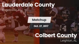 Matchup: Lauderdale County vs. Colbert County  2017