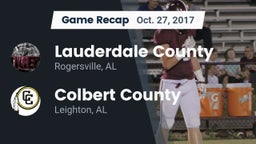 Recap: Lauderdale County  vs. Colbert County  2017