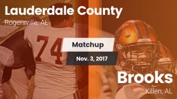 Matchup: Lauderdale County vs. Brooks  2017