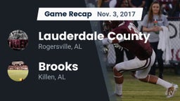 Recap: Lauderdale County  vs. Brooks  2017