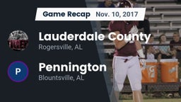 Recap: Lauderdale County  vs. Pennington  2017