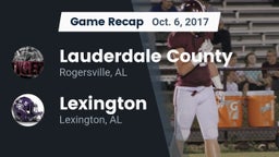 Recap: Lauderdale County  vs. Lexington  2017