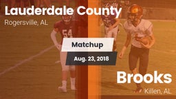 Matchup: Lauderdale County vs. Brooks  2018