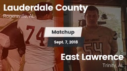 Matchup: Lauderdale County vs. East Lawrence  2018