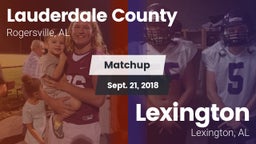Matchup: Lauderdale County vs. Lexington  2018