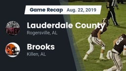 Recap: Lauderdale County  vs. Brooks  2019