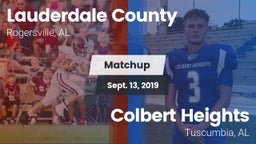 Matchup: Lauderdale County vs. Colbert Heights  2019