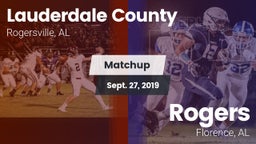 Matchup: Lauderdale County vs. Rogers  2019