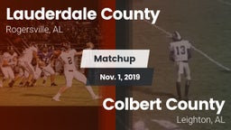 Matchup: Lauderdale County vs. Colbert County  2019