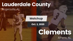 Matchup: Lauderdale County vs. Clements  2020