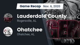 Recap: Lauderdale County  vs. Ohatchee  2020