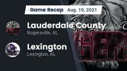 Recap: Lauderdale County  vs. Lexington  2021
