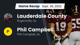 Recap: Lauderdale County  vs. Phil Campbell  2022