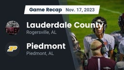 Recap: Lauderdale County  vs. Piedmont  2023