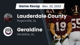 Recap: Lauderdale County  vs. Geraldine  2023