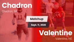 Matchup: Chadron vs. Valentine  2020