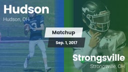 Matchup: Hudson vs. Strongsville  2017