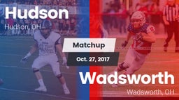 Matchup: Hudson vs. Wadsworth  2017