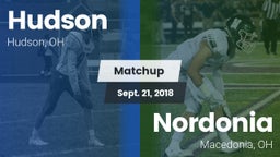 Matchup: Hudson vs. Nordonia  2018