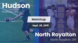 Matchup: Hudson vs. North Royalton  2018