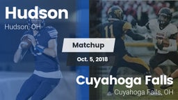 Matchup: Hudson vs. Cuyahoga Falls  2018