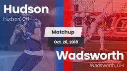 Matchup: Hudson vs. Wadsworth  2018