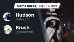 Recap: Hudson  vs. Brush  2019