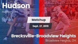 Matchup: Hudson vs. Brecksville-Broadview Heights  2019
