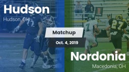 Matchup: Hudson vs. Nordonia  2019