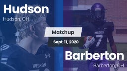 Matchup: Hudson vs. Barberton  2020