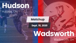 Matchup: Hudson vs. Wadsworth  2020