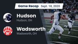 Recap: Hudson  vs. Wadsworth  2020