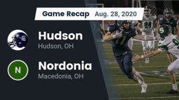 Recap: Hudson  vs. Nordonia  2020