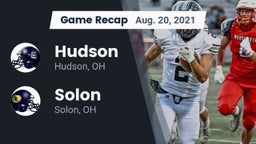 Recap: Hudson  vs. Solon  2021