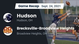 Recap: Hudson  vs. Brecksville-Broadview Heights  2021