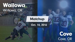Matchup: Wallowa vs. Cove  2016