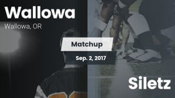 Matchup: Wallowa vs. Siletz 2017