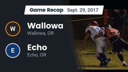 Recap: Wallowa  vs. Echo  2017