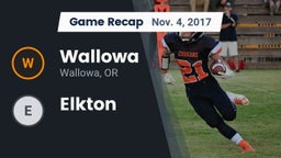 Recap: Wallowa  vs. Elkton 2017