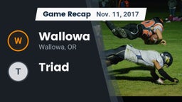 Recap: Wallowa  vs. Triad 2017