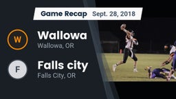 Recap: Wallowa  vs. Falls city   2018