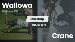 Matchup: Wallowa vs. Crane 2018