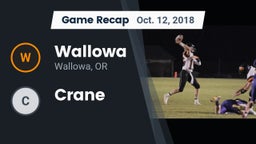 Recap: Wallowa  vs. Crane 2018