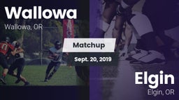 Matchup: Wallowa vs. Elgin  2019