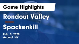 Rondout Valley  vs Spackenkill  Game Highlights - Feb. 5, 2020