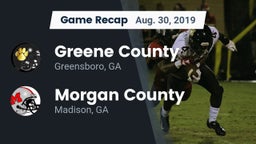Recap: Greene County  vs. Morgan County  2019