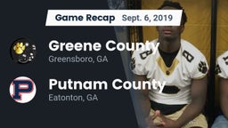 Recap: Greene County  vs. Putnam County  2019