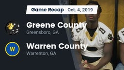 Recap: Greene County  vs. Warren County  2019