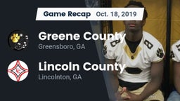Recap: Greene County  vs. Lincoln County  2019
