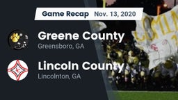 Recap: Greene County  vs. Lincoln County  2020